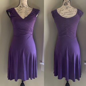 Venus Faux Wrap Ruched Dress Size XS